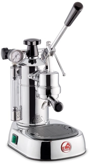 La Pavoni LPLPLQ01UK Professional Lusso Lever Coffee Machine Stainless Steel And Black